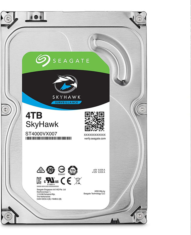 Seagate SkyHawk 4TB Surveillance 3.5" Internal Hard Drive HDD - مساحة تخزين